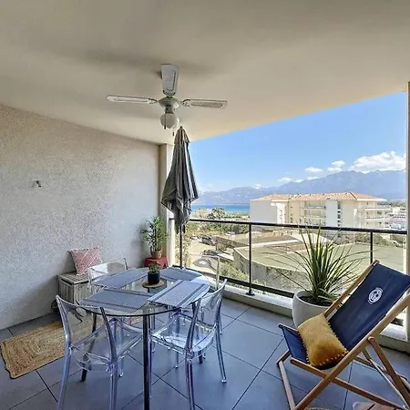 Vue Au Coeur De Calvi (Corsica)
